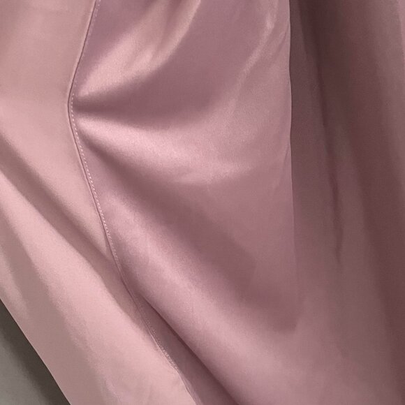 David's Bridal Flutter Sleeve Wrap Dress / Bridesmaid / Quartz / Size 14 - NWT - Picture 9 of 10